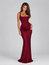 Women's Bodycon Corset Maxi Dress