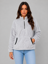 Women's Plush Half Zip Pullover