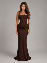 Women's Bodycon Corset Maxi Dress
