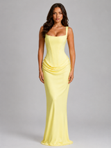 Women's Bodycon Corset Maxi Dress