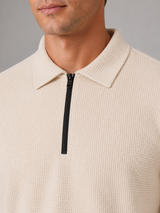 Men's Quarter-Zip Polo & Trouser Set