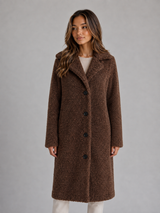 Women's Long Teddy Fleece Coat