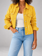 Women's Classic Denim Jacket | Button Front Trucker