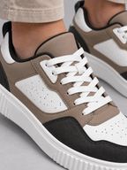Men's Colour Block Low-Top Trainers | Lace-Up, Chunky Sole
