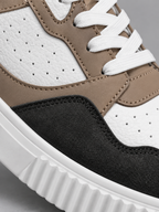Men's Colour Block Low-Top Trainers | Lace-Up, Chunky Sole