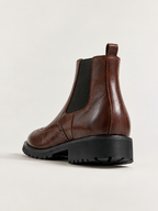 Men's Brogue Chelsea Boots | Lug Sole