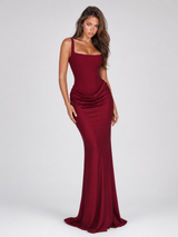 Women's Bodycon Corset Maxi Dress