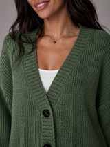 Women's Oversized Chunky Knit Cardigan