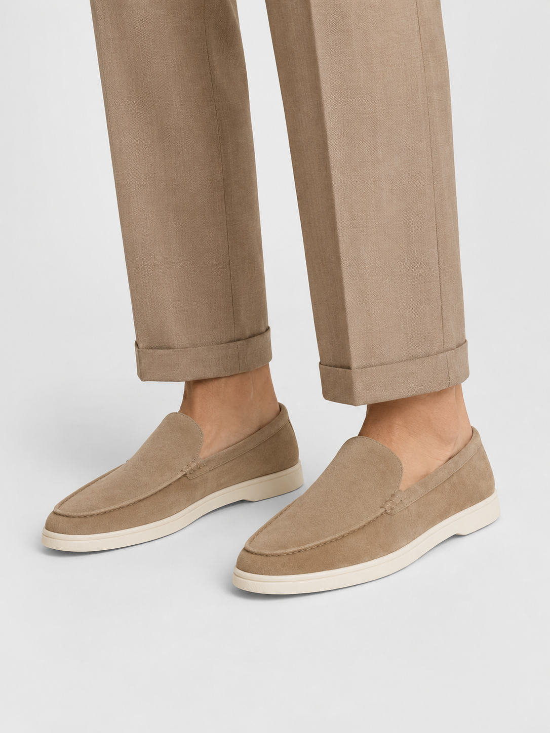 Men's Suede Slip-On Loafers | Comfortable Shoes