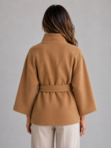 Women's Belted Cape Jacket