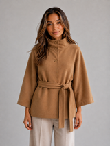 Women's Belted Cape Jacket