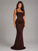 Women's Bodycon Corset Maxi Dress
