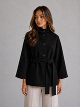 Women's Belted Cape Jacket