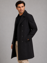 Men's Double Breasted Overcoat