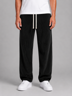 Men's Wide Leg Corduroy Trousers