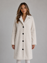 Women's Long Teddy Fleece Coat