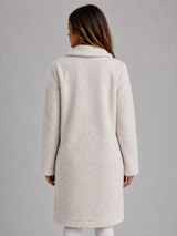 Women's Long Teddy Fleece Coat