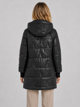 Women's Longline Hooded Puffer Coat
