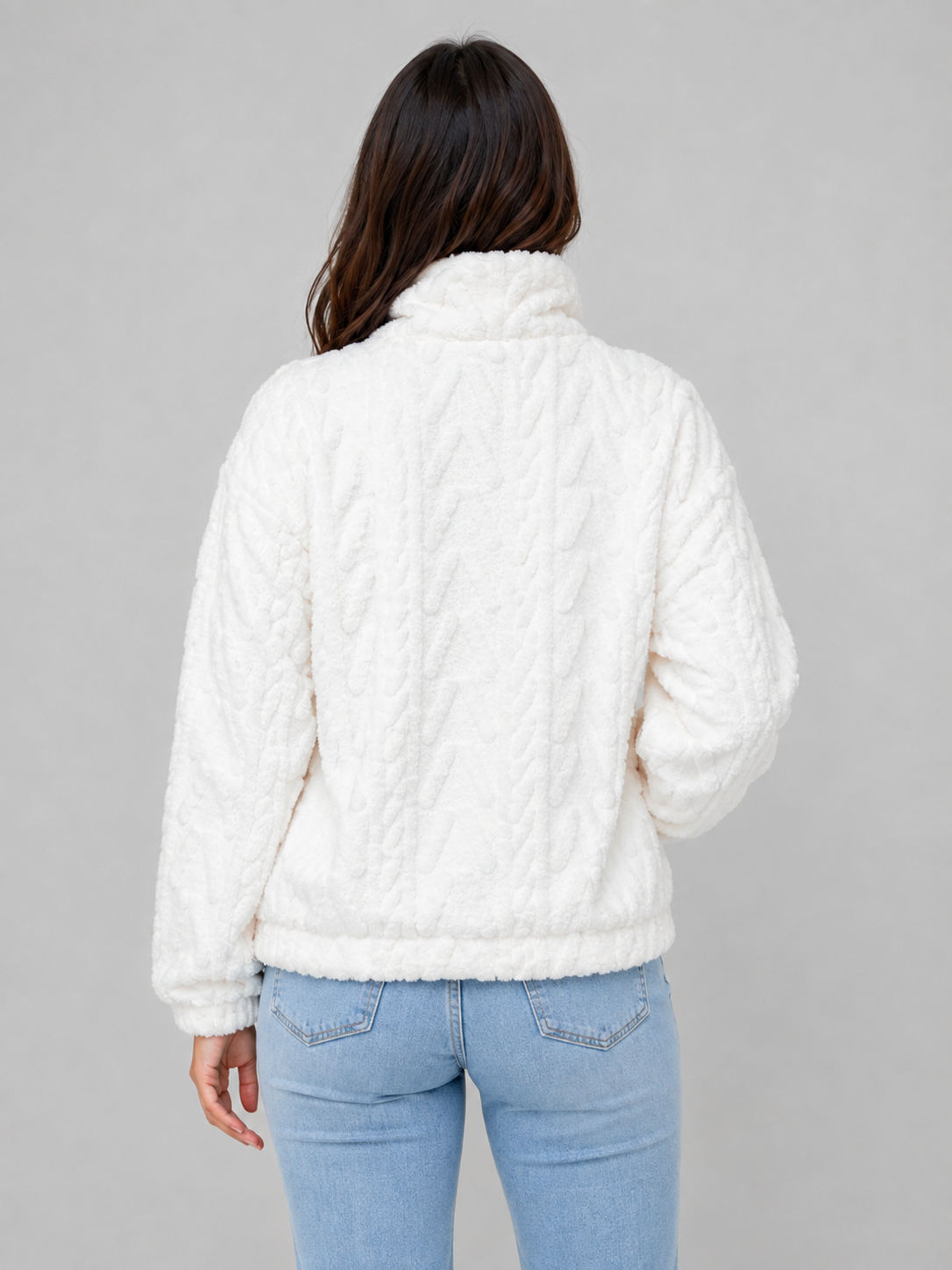 Women's Plush Half Zip Pullover
