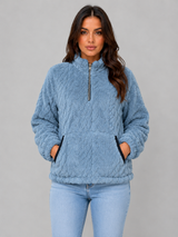 Women's Plush Half Zip Pullover
