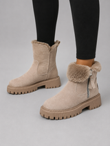 Women's Faux Fur-Lined Ankle Boots