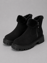 Women's Faux Fur-Lined Ankle Boots